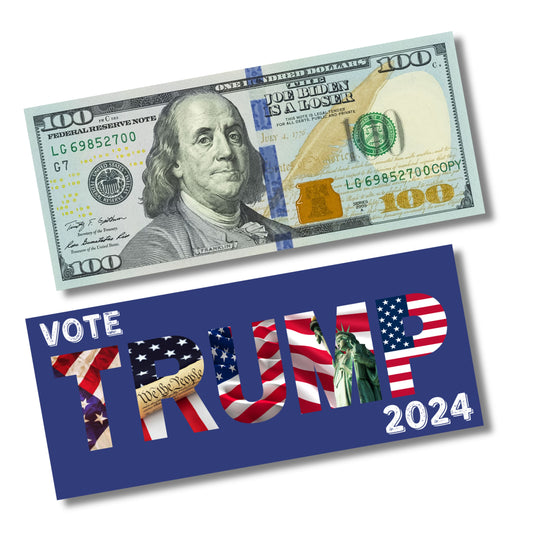 Vote for Trump 2024 Prank $100 Bills