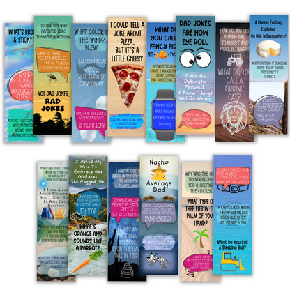 Dad Jokes Bookmark Set