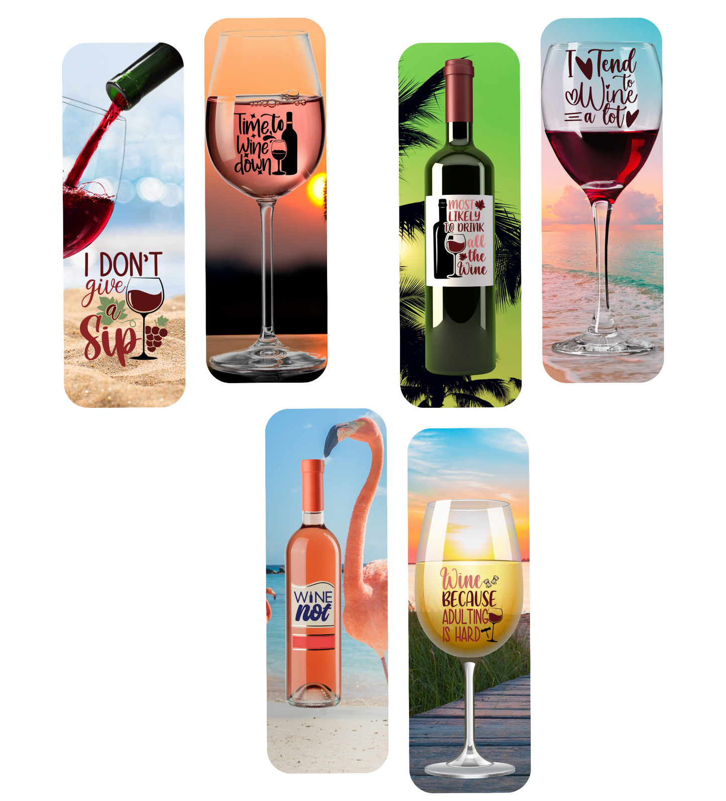 Wine Lover Bookmark Set