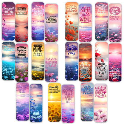 Bookmarks for Women. Funny Bookmarkers for Mom. Cute Bookmarks for Mom Gift. Thou Shalt Not Try Me. Mom 24/7. Gift for Mom.